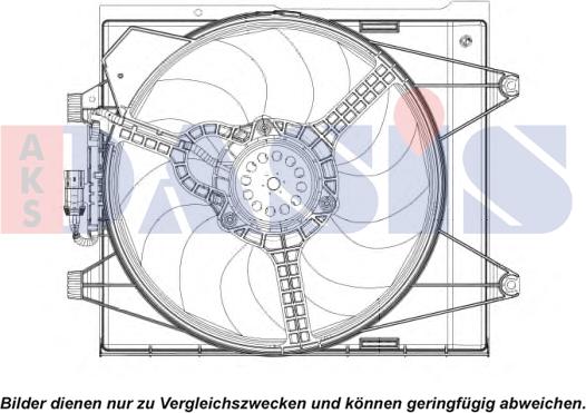 AKS Dasis 088410N - Ventilateur, refroidissement du moteur cwaw.fr