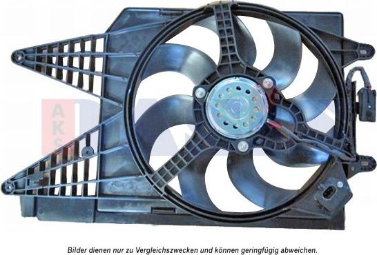 AKS Dasis 088143N - Ventilateur, refroidissement du moteur cwaw.fr