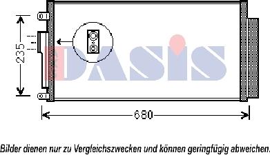 AKS Dasis 082048N - Condensateur, climatisation cwaw.fr