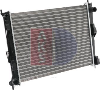 AKS Dasis 070067N - Radiateur, refroidissement du moteur cwaw.fr