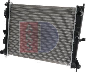 AKS Dasis 070067N - Radiateur, refroidissement du moteur cwaw.fr