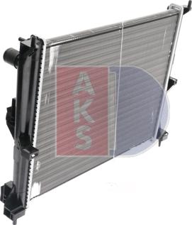 AKS Dasis 070067N - Radiateur, refroidissement du moteur cwaw.fr