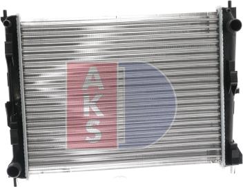 AKS Dasis 070067N - Radiateur, refroidissement du moteur cwaw.fr