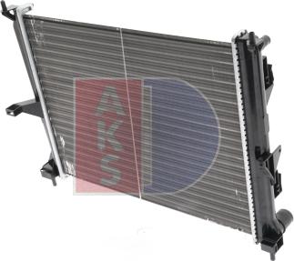 AKS Dasis 070067N - Radiateur, refroidissement du moteur cwaw.fr