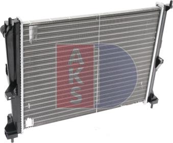 AKS Dasis 070067N - Radiateur, refroidissement du moteur cwaw.fr