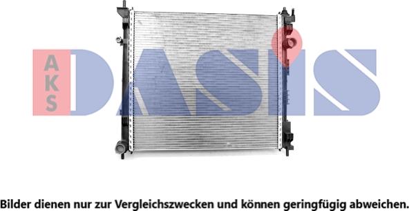 AKS Dasis 070170N - Radiateur, refroidissement du moteur cwaw.fr