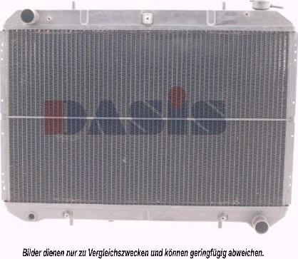 AKS Dasis 070260N - Radiateur, refroidissement du moteur cwaw.fr