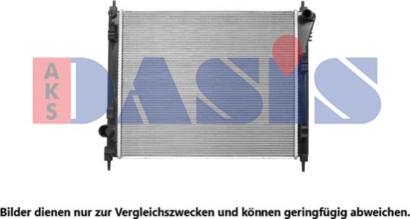 AKS Dasis 070206N - Radiateur, refroidissement du moteur cwaw.fr