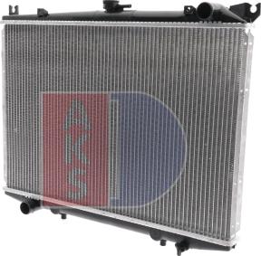 AKS Dasis 071560N - Radiateur, refroidissement du moteur cwaw.fr