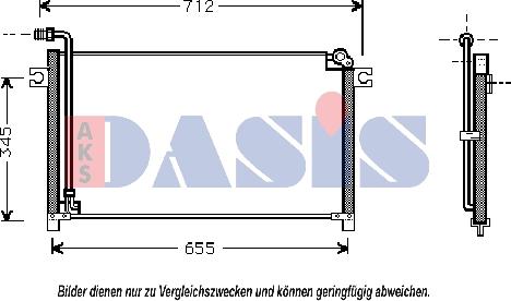 AKS Dasis 072006N - Condensateur, climatisation cwaw.fr