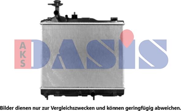 AKS Dasis 140108N - Radiateur, refroidissement du moteur cwaw.fr