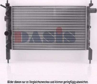 AKS Dasis 150990N - Radiateur, refroidissement du moteur cwaw.fr