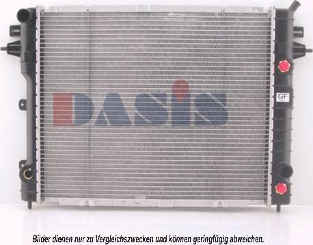 AKS Dasis 150410N - Radiateur, refroidissement du moteur cwaw.fr