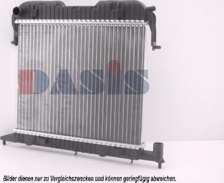 AKS Dasis 150560N - Radiateur, refroidissement du moteur cwaw.fr