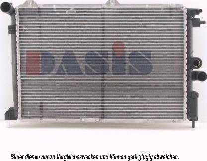 AKS Dasis 150610N - Radiateur, refroidissement du moteur cwaw.fr