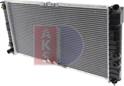 AKS Dasis 150018N - Radiateur, refroidissement du moteur cwaw.fr