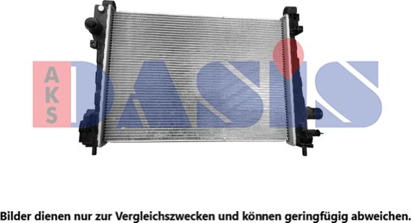 AKS Dasis 150148N - Radiateur, refroidissement du moteur cwaw.fr