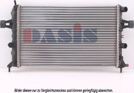 AKS Dasis 150110N - Radiateur, refroidissement du moteur cwaw.fr