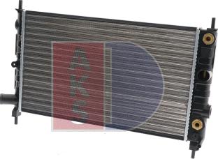 AKS Dasis 151560N - Radiateur, refroidissement du moteur cwaw.fr