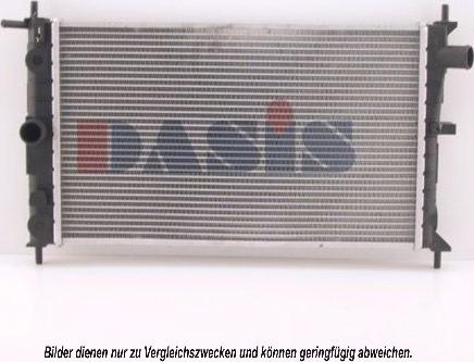 AKS Dasis 151520N - Radiateur, refroidissement du moteur cwaw.fr