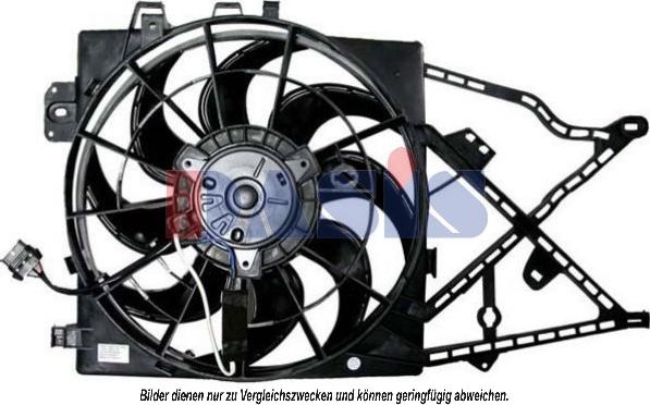 AKS Dasis 158032N - Ventilateur, refroidissement du moteur cwaw.fr