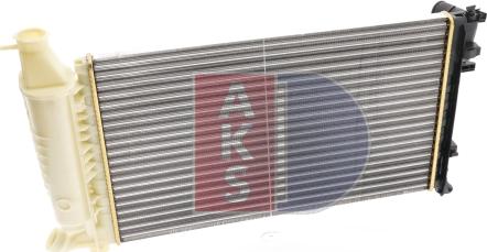 AKS Dasis 160440N - Radiateur, refroidissement du moteur cwaw.fr