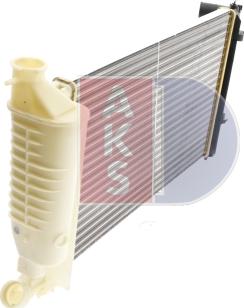 AKS Dasis 160440N - Radiateur, refroidissement du moteur cwaw.fr