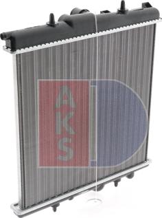 AKS Dasis 160097N - Radiateur, refroidissement du moteur cwaw.fr