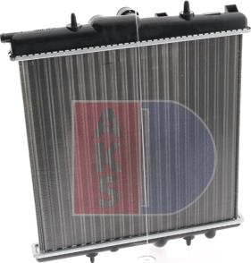 AKS Dasis 160097N - Radiateur, refroidissement du moteur cwaw.fr