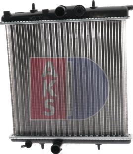 AKS Dasis 160097N - Radiateur, refroidissement du moteur cwaw.fr