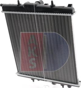 AKS Dasis 160097N - Radiateur, refroidissement du moteur cwaw.fr