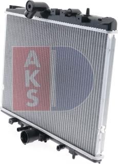 AKS Dasis 160000N - Radiateur, refroidissement du moteur cwaw.fr