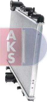 AKS Dasis 160000N - Radiateur, refroidissement du moteur cwaw.fr