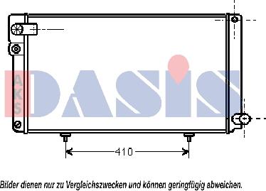 AKS Dasis 161070N - Radiateur, refroidissement du moteur cwaw.fr