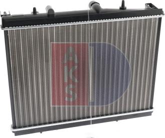 AKS Dasis 161820N - Radiateur, refroidissement du moteur cwaw.fr