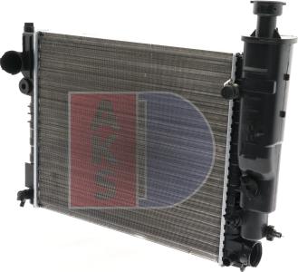 AKS Dasis 161260N - Radiateur, refroidissement du moteur cwaw.fr