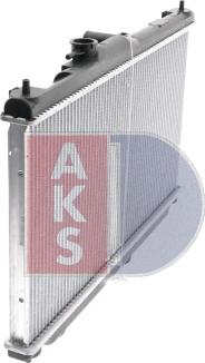 AKS Dasis 100610N - Radiateur, refroidissement du moteur cwaw.fr