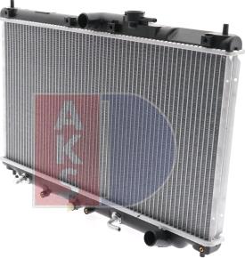 AKS Dasis 100610N - Radiateur, refroidissement du moteur cwaw.fr