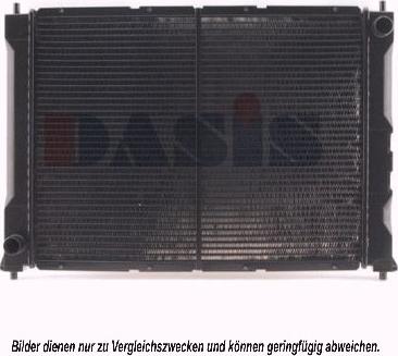 AKS Dasis 100680N - Radiateur, refroidissement du moteur cwaw.fr