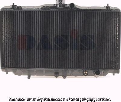 AKS Dasis 100620N - Radiateur, refroidissement du moteur cwaw.fr