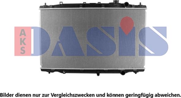 AKS Dasis 100087N - Radiateur, refroidissement du moteur cwaw.fr