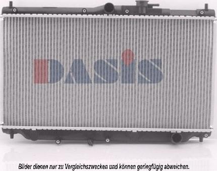 AKS Dasis 100360N - Radiateur, refroidissement du moteur cwaw.fr