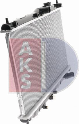 AKS Dasis 100360N - Radiateur, refroidissement du moteur cwaw.fr