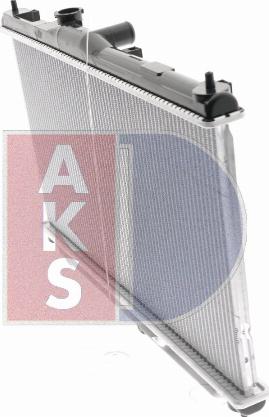 AKS Dasis 100360N - Radiateur, refroidissement du moteur cwaw.fr