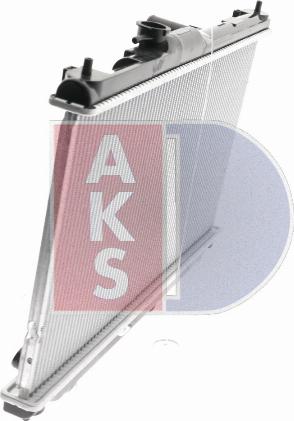 AKS Dasis 100360N - Radiateur, refroidissement du moteur cwaw.fr