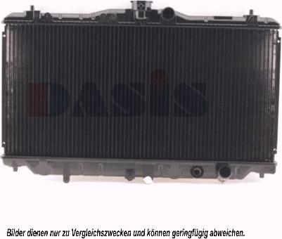 AKS Dasis 100770N - Radiateur, refroidissement du moteur cwaw.fr