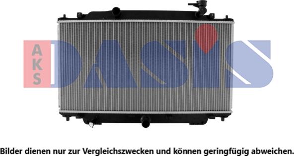 AKS Dasis 110101N - Radiateur, refroidissement du moteur cwaw.fr