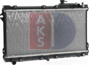 AKS Dasis 110380N - Radiateur, refroidissement du moteur cwaw.fr