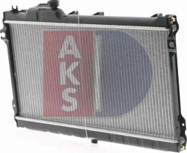 AKS Dasis 110380N - Radiateur, refroidissement du moteur cwaw.fr