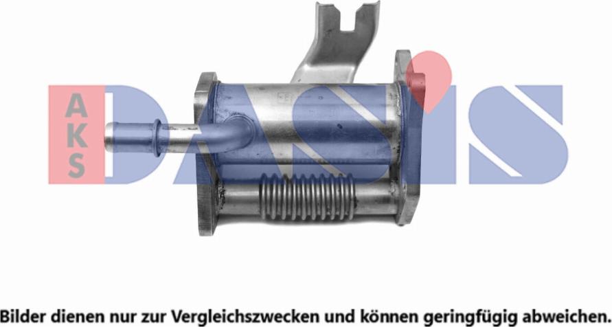 AKS Dasis 185036N - Radiateur, réaspiration des gaz d'échappement cwaw.fr